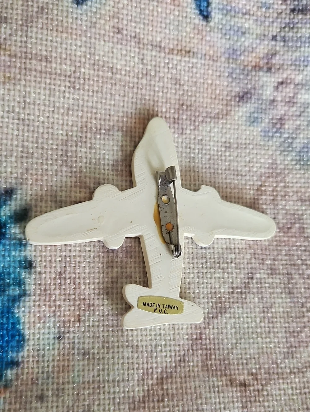 Vintage Airplane Brooch